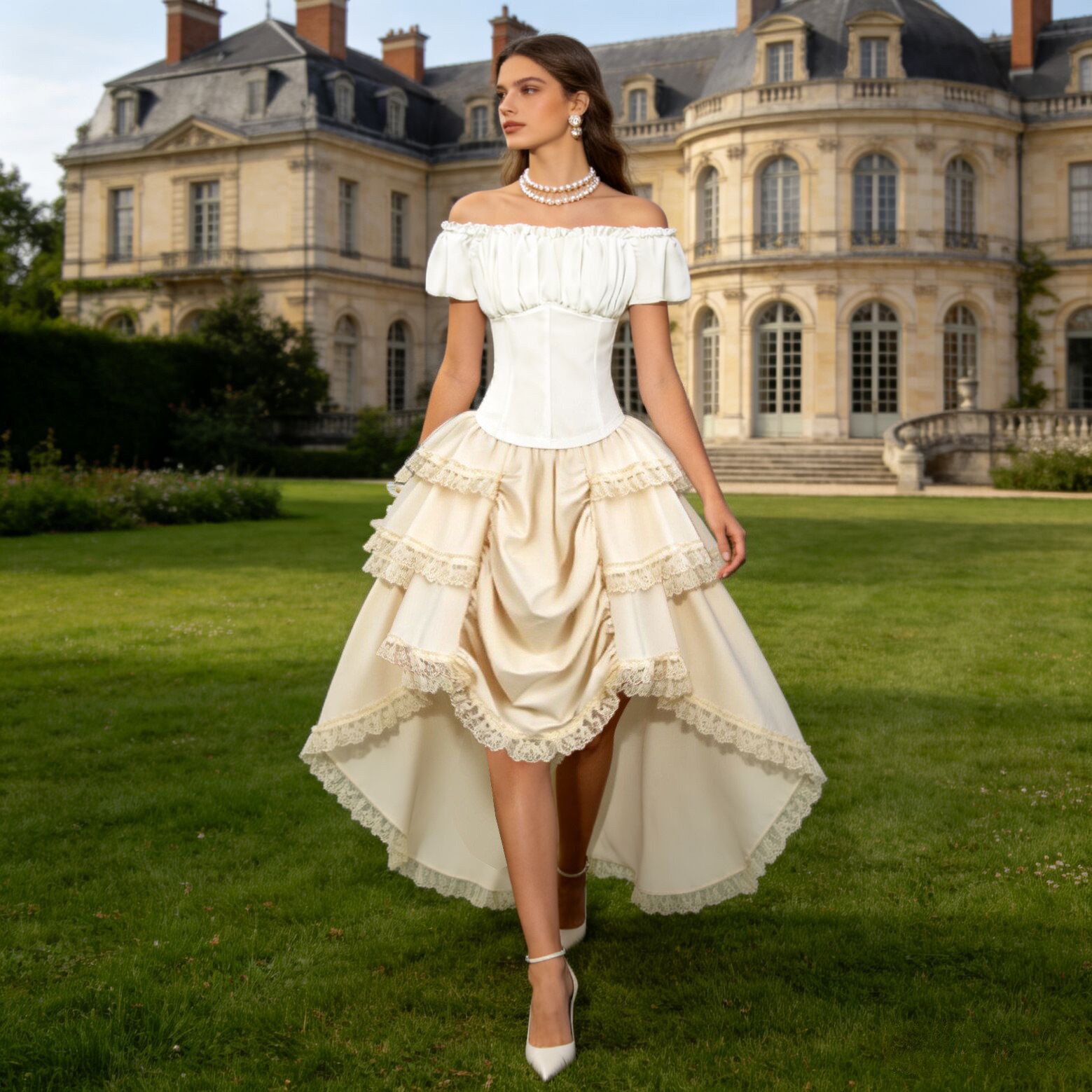 Skirts - Gonna asimmetrica con orlo in stile