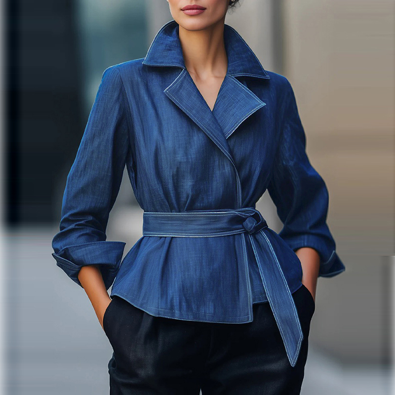 Jeans - Giacca di Jeans Moda Autunno Primavera