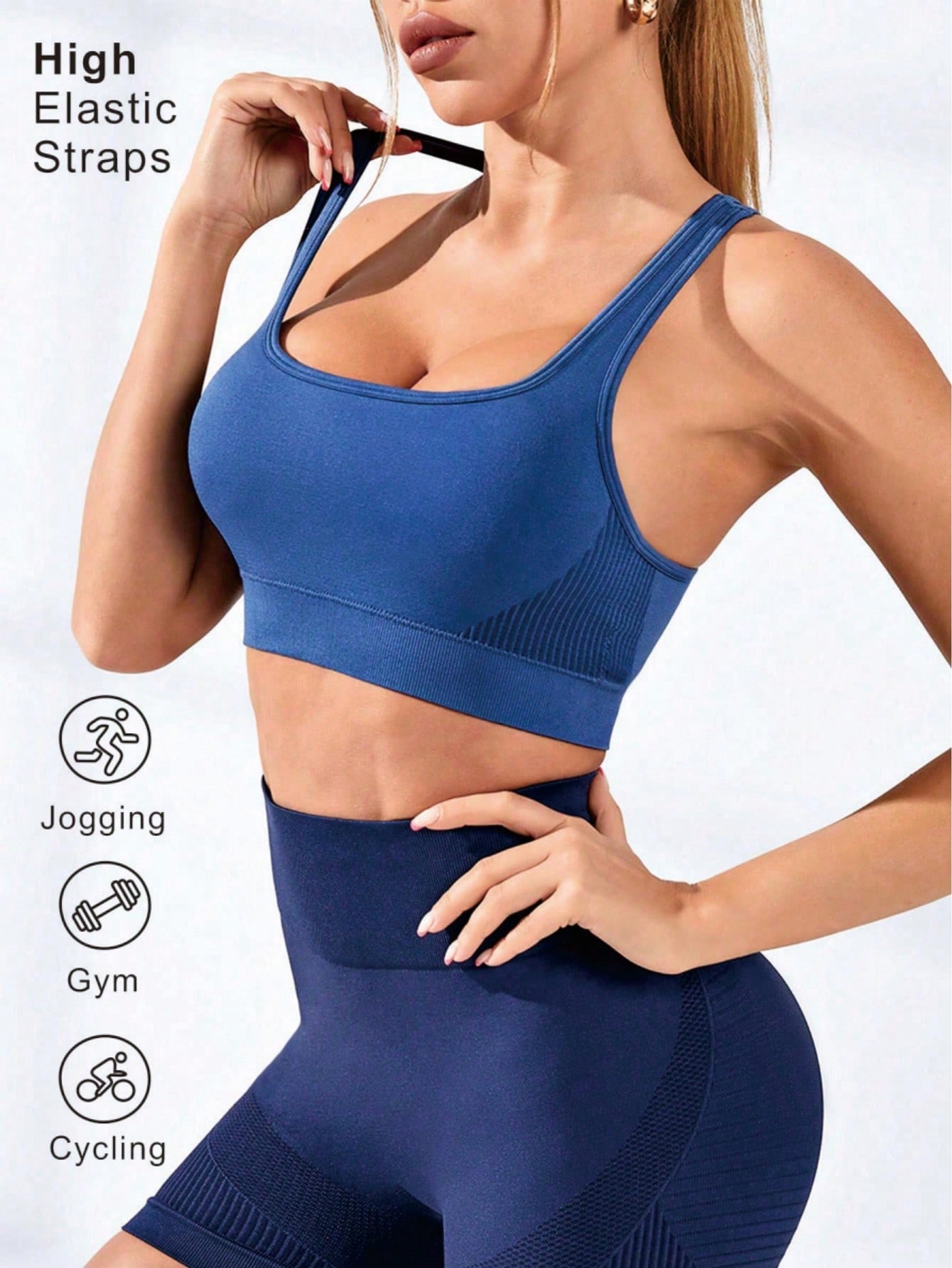 Reggiseno sportivo da donna ra - Seamless Ribbed Workout Tank Top recensione e prezzo