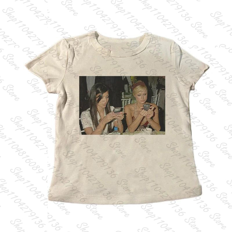 T-shirt Crop Top Donna Stile P - Y2K Graphic Baby Tee Crop recensione e prezzo