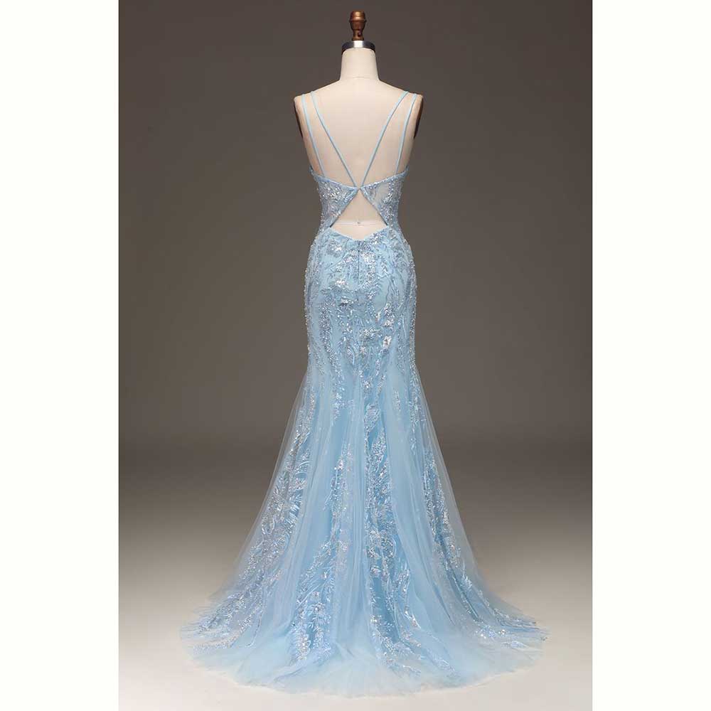 Abiti da sera da donna elegant - Elegant Satin Evening Gown Split recensione e prezzo