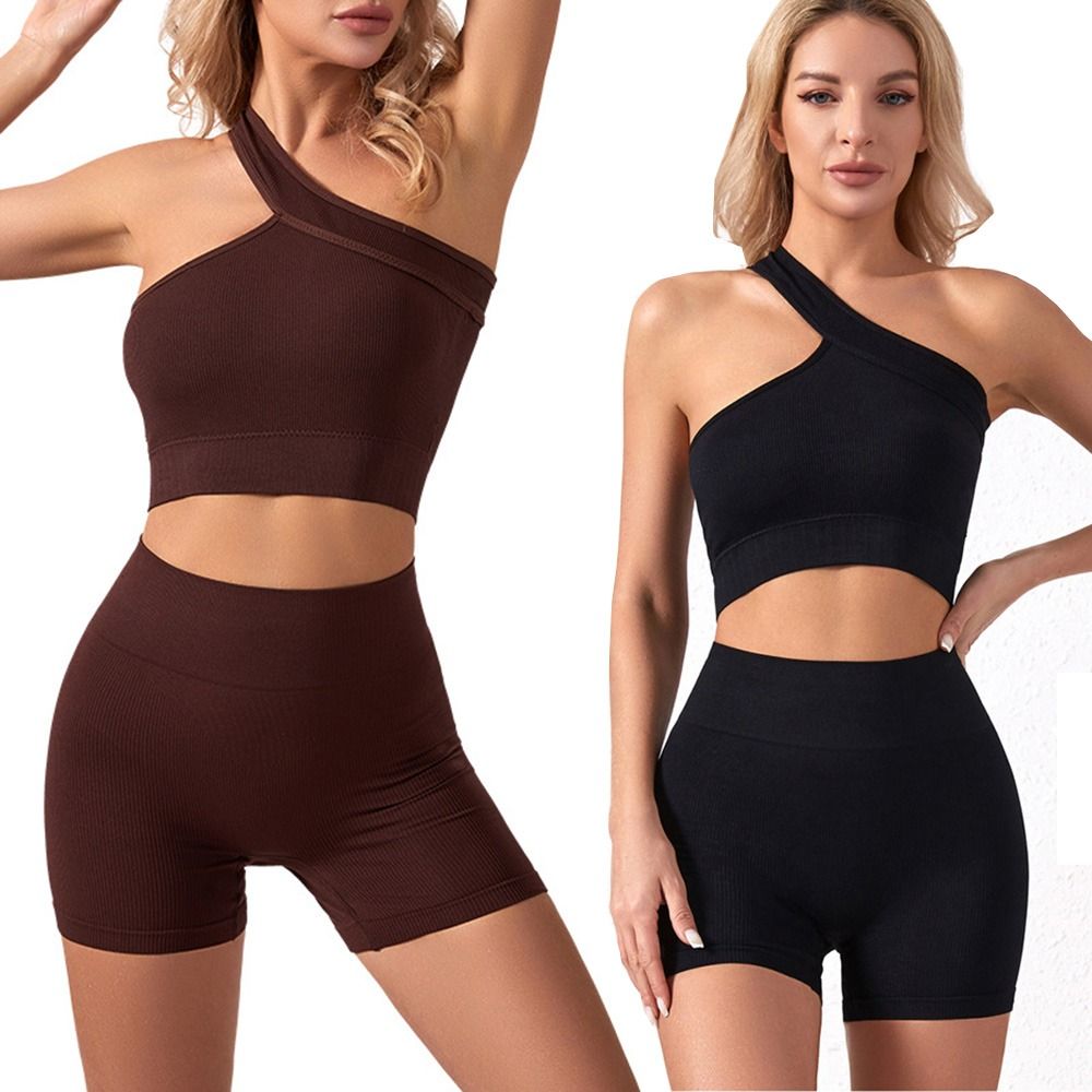2 Pezzi Set Sportivo Riutilizz - Seamless Ribbed Workout Tank Top recensione e prezzo
