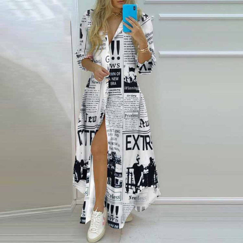 Abito da donna sexy con cintur - Off Shoulder Puff Sleeve Sundress recensione e prezzo