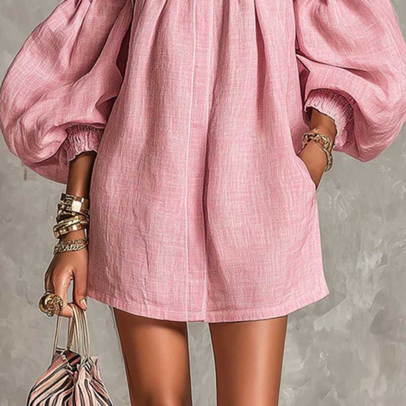 Abito Estivo 2026 Nuovo con Sp - Off Shoulder Puff Sleeve Sundress recensione e prezzo