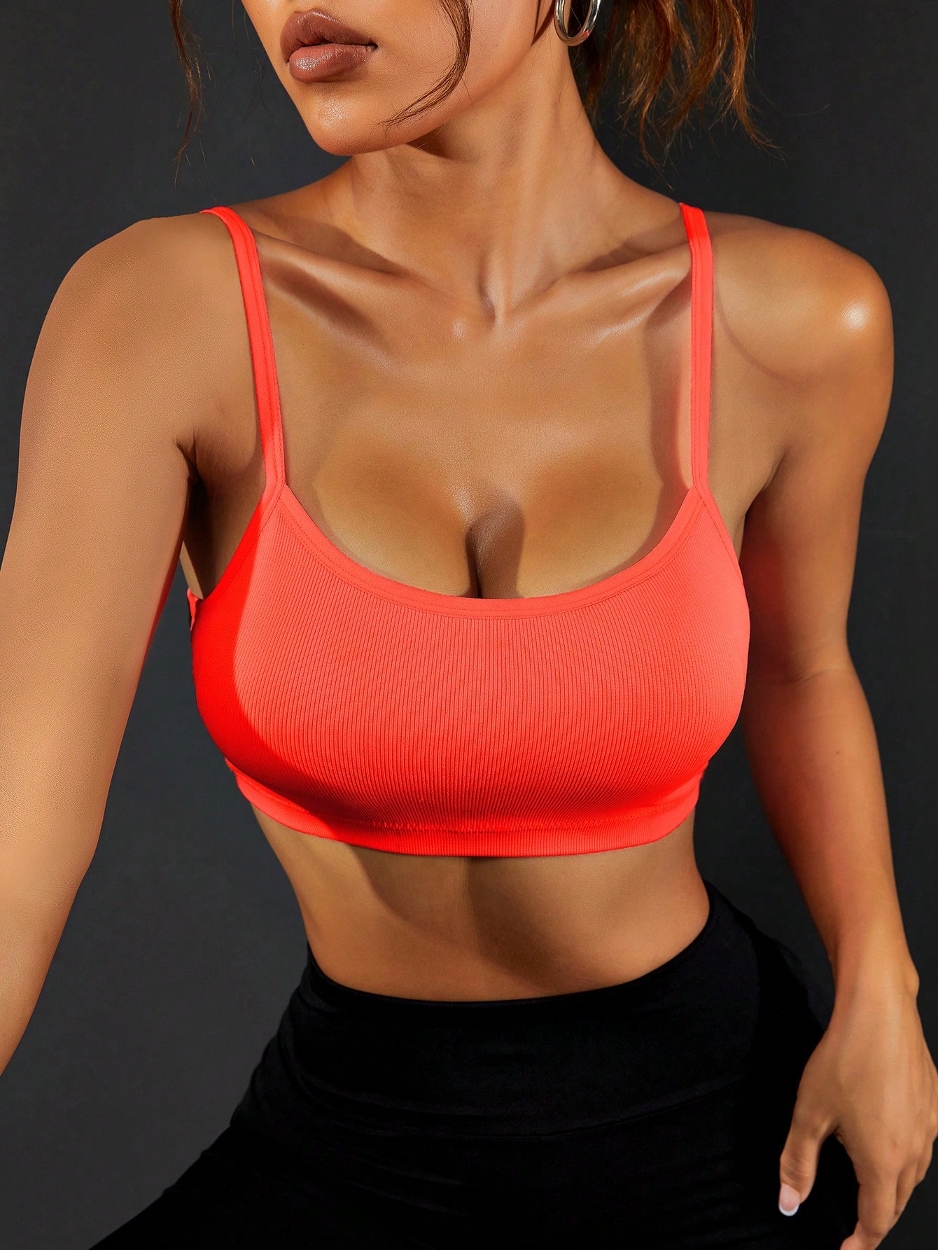 Reggiseno sportivo da donna a  - Seamless Ribbed Workout Tank Top recensione e prezzo