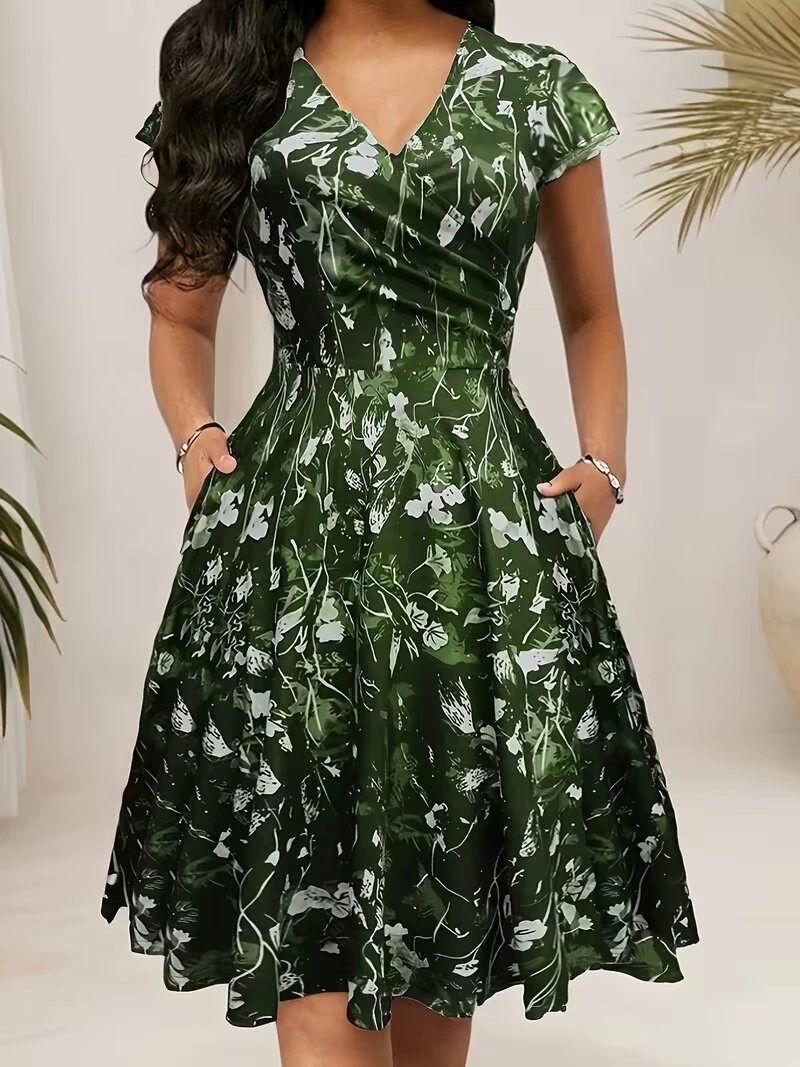 Abito lungo estivo 2026 giroco - French Vintage Floral Midi Dress recensione e prezzo