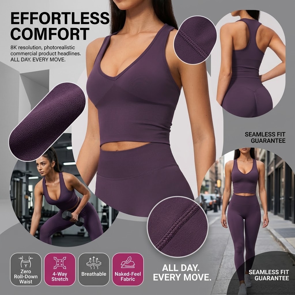 Top Corto da Yoga Senza Cucitu - Seamless Ribbed Workout Tank Top recensione e prezzo
