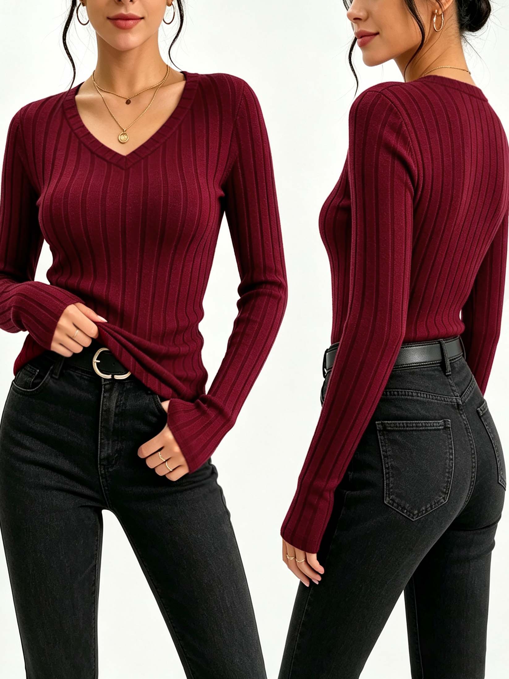 Top da donna a maglia a coste  - Blouses recensione e prezzo
