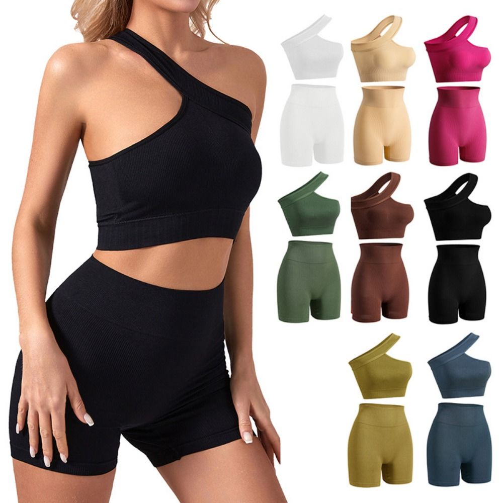 Set da allenamento casual senz - Seamless Ribbed Workout Tank Top recensione e prezzo
