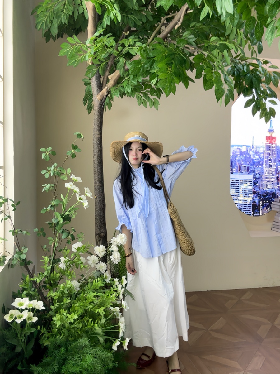 Completo Estivo da Donna Tagli - Korean Style A Line Shirt Dress recensione e prezzo