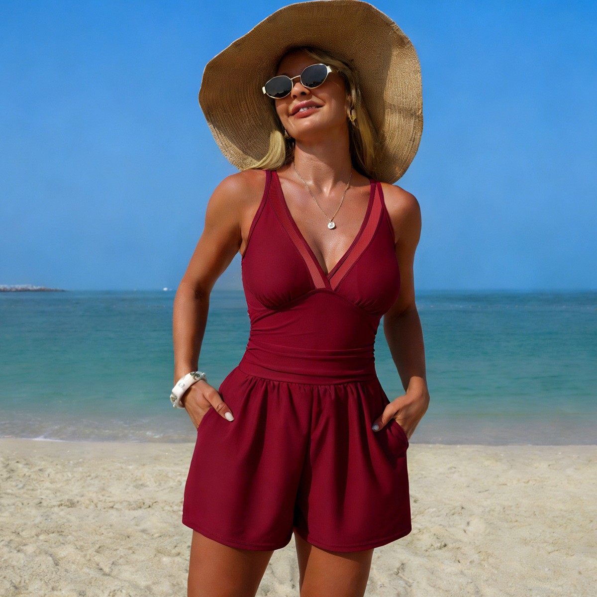 Costume da bagno nero a tinta  - Swimwear recensione e prezzo