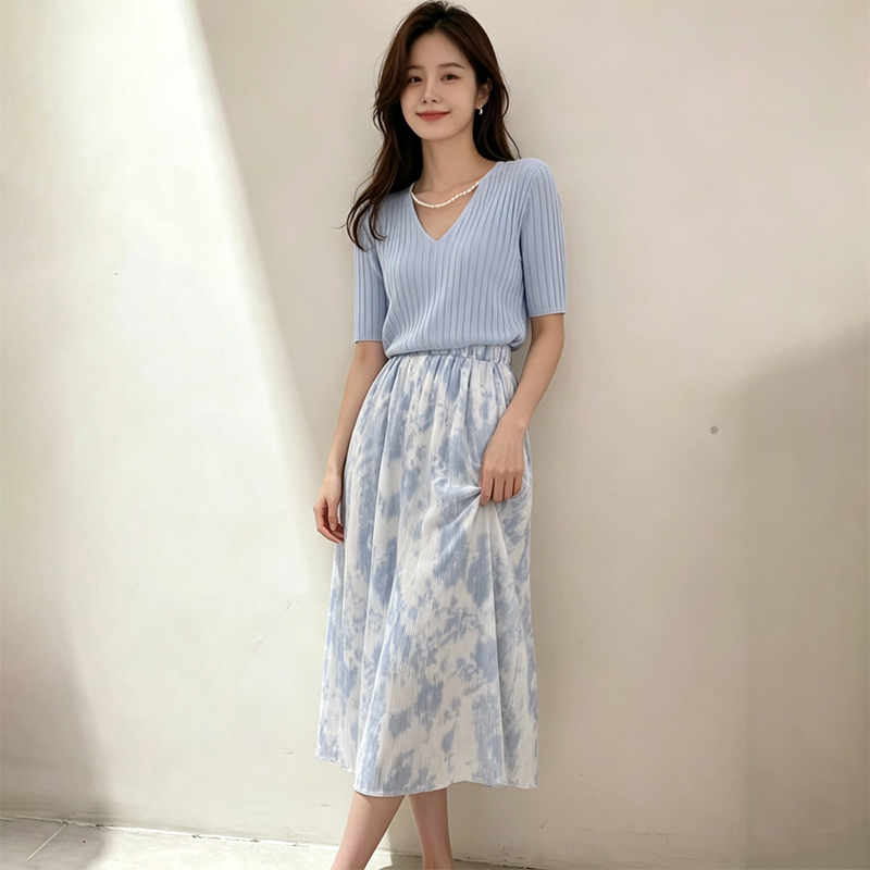 Completo Estivo 2026: Set Due  - Korean Style A Line Shirt Dress recensione e prezzo