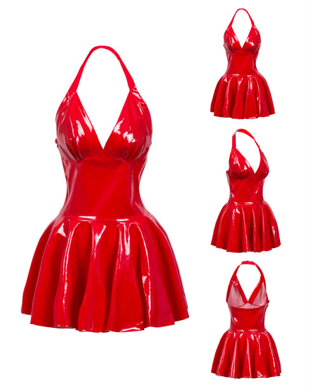 Mini Abito Sexy da Donna in La - Y2K Backless Halter Mini Dress recensione e prezzo