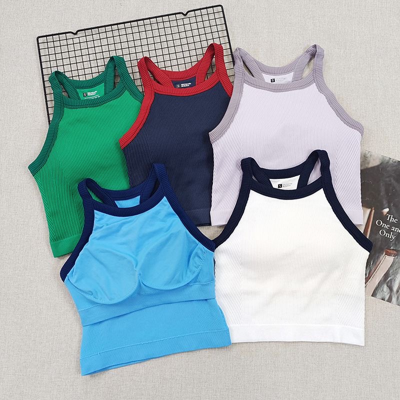 Completo sportivo da donna a c - Seamless Ribbed Workout Tank Top recensione e prezzo