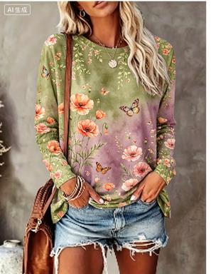 Maglietta a Maniche Lunghe da  - Blouses recensione e prezzo
