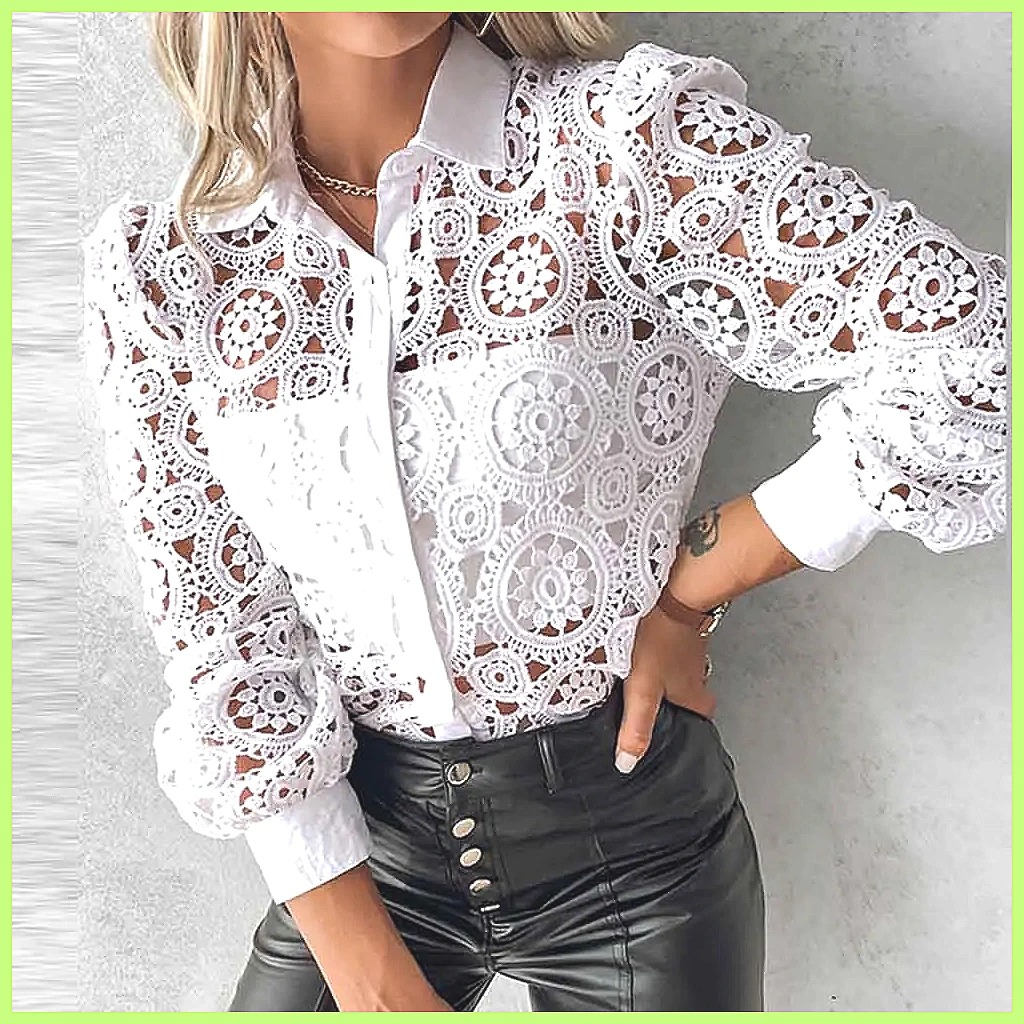 Camicia Bianca in Pizzo da Don - Blouses recensione e prezzo