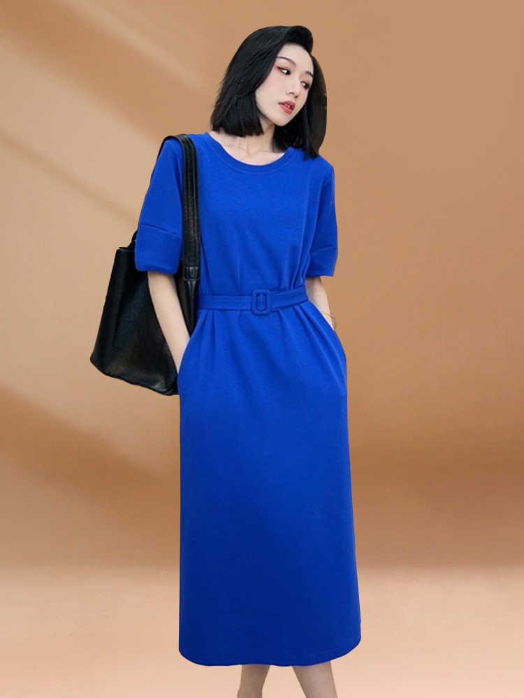 Abito lungo estivo casual da d - Korean Style A Line Shirt Dress recensione e prezzo