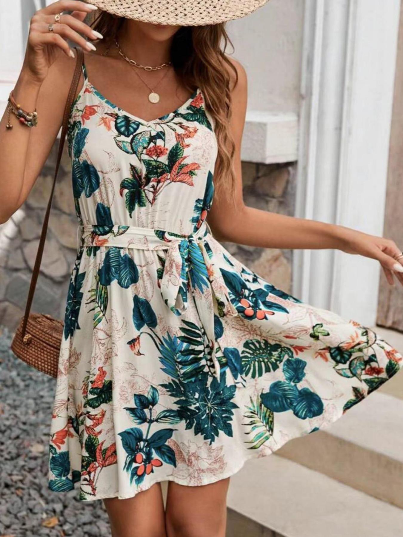 Un abito da donna in stile boh - French Vintage Floral Midi Dress recensione e prezzo