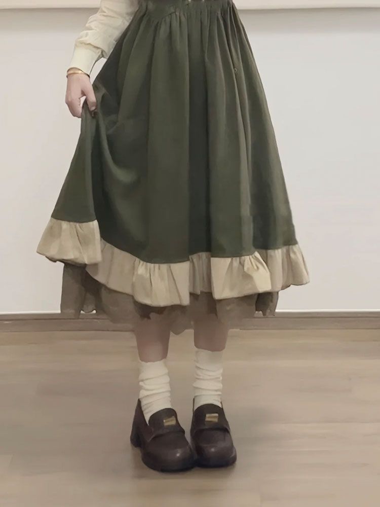 2025 Nuovo giapponese coreano  - Korean Style A Line Shirt Dress recensione e prezzo