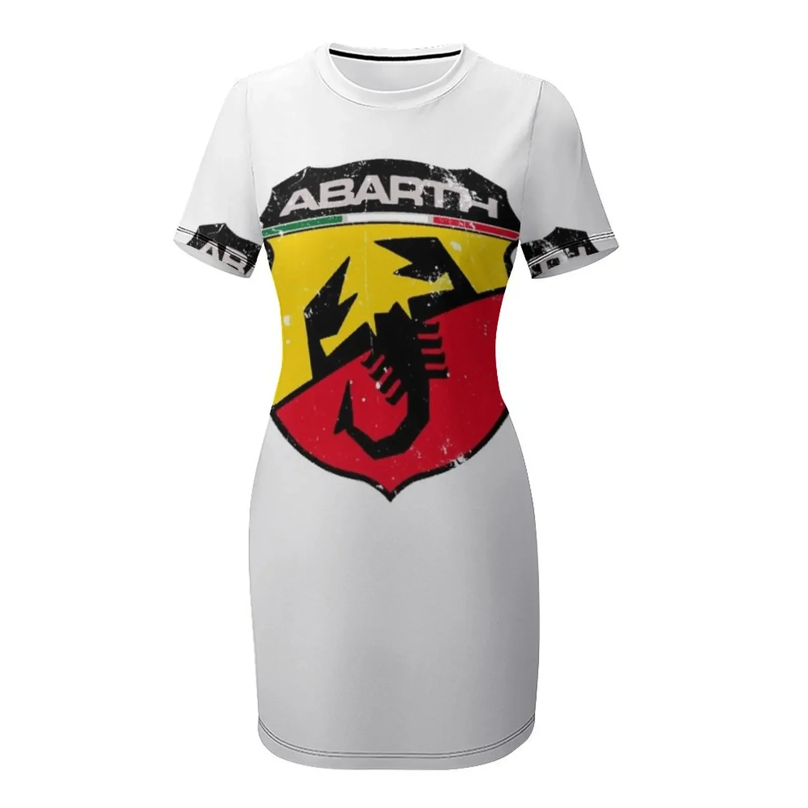 T-shirt classica Abarthlogo a  - Korean Style A Line Shirt Dress recensione e prezzo