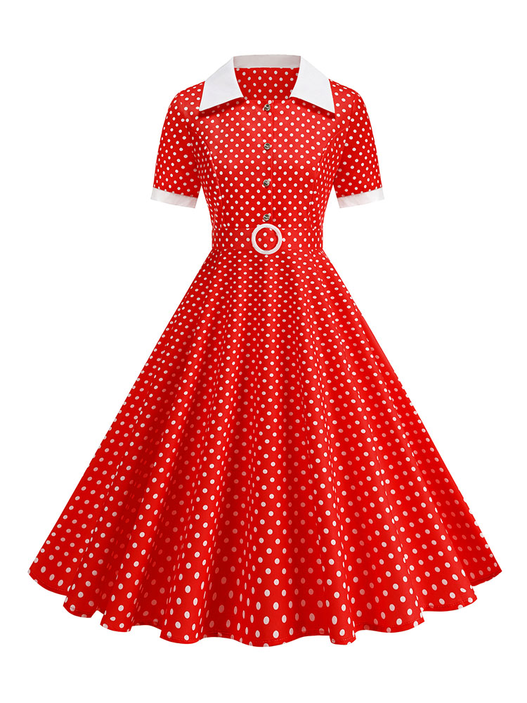 Abito Estivo Vintage da Donna  - French Vintage Floral Midi Dress recensione e prezzo