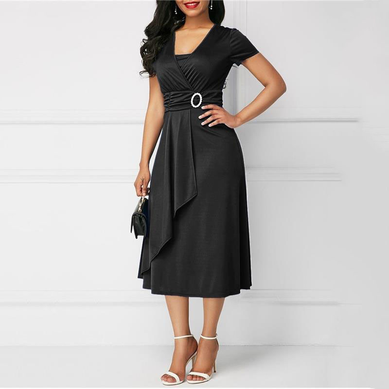 We.Fine Abito da donna tinta u - French Vintage Floral Midi Dress recensione e prezzo