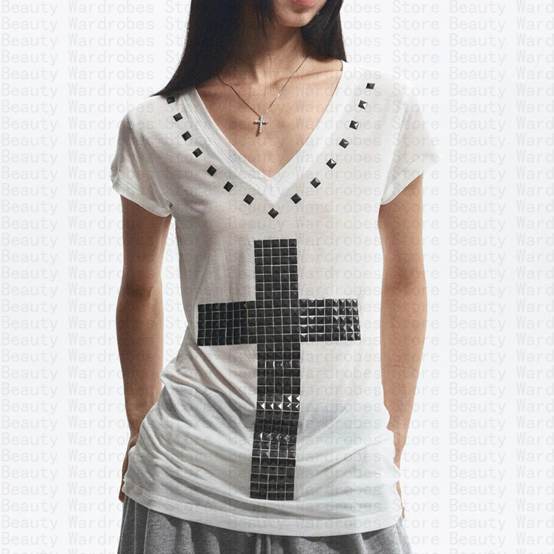 Rock Goth Top unico Y2k Crop t - Y2K Graphic Baby Tee Crop recensione e prezzo