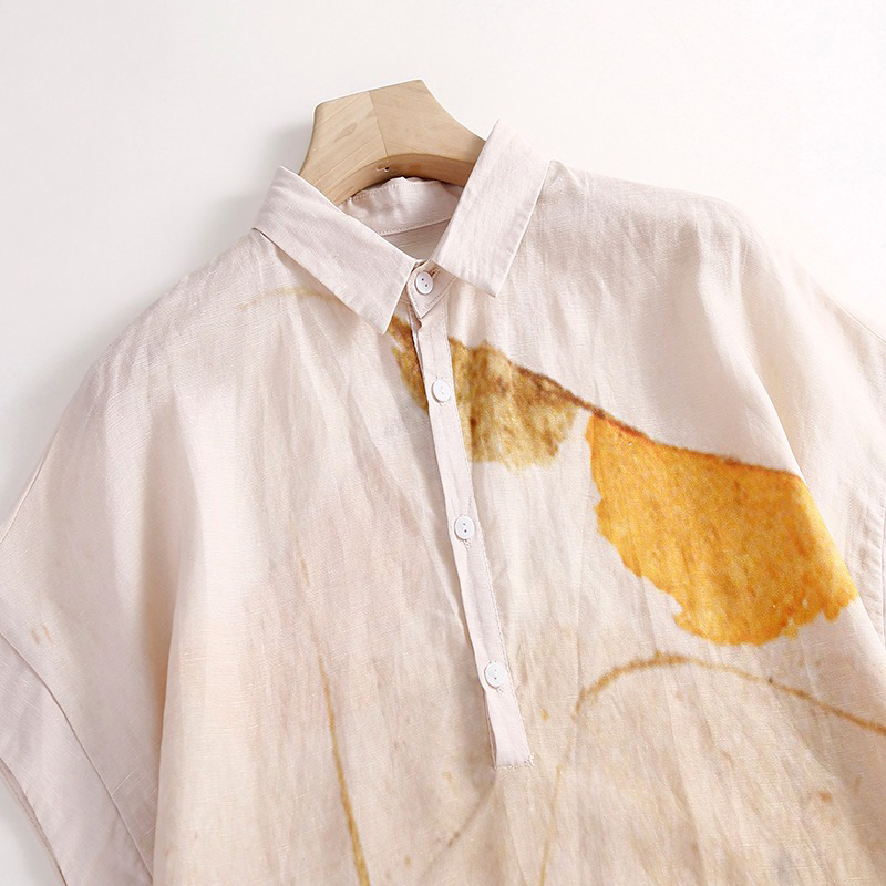 Abito Camicia Casual in Cotone - Casual Loose Linen Shirt Dress recensione e prezzo